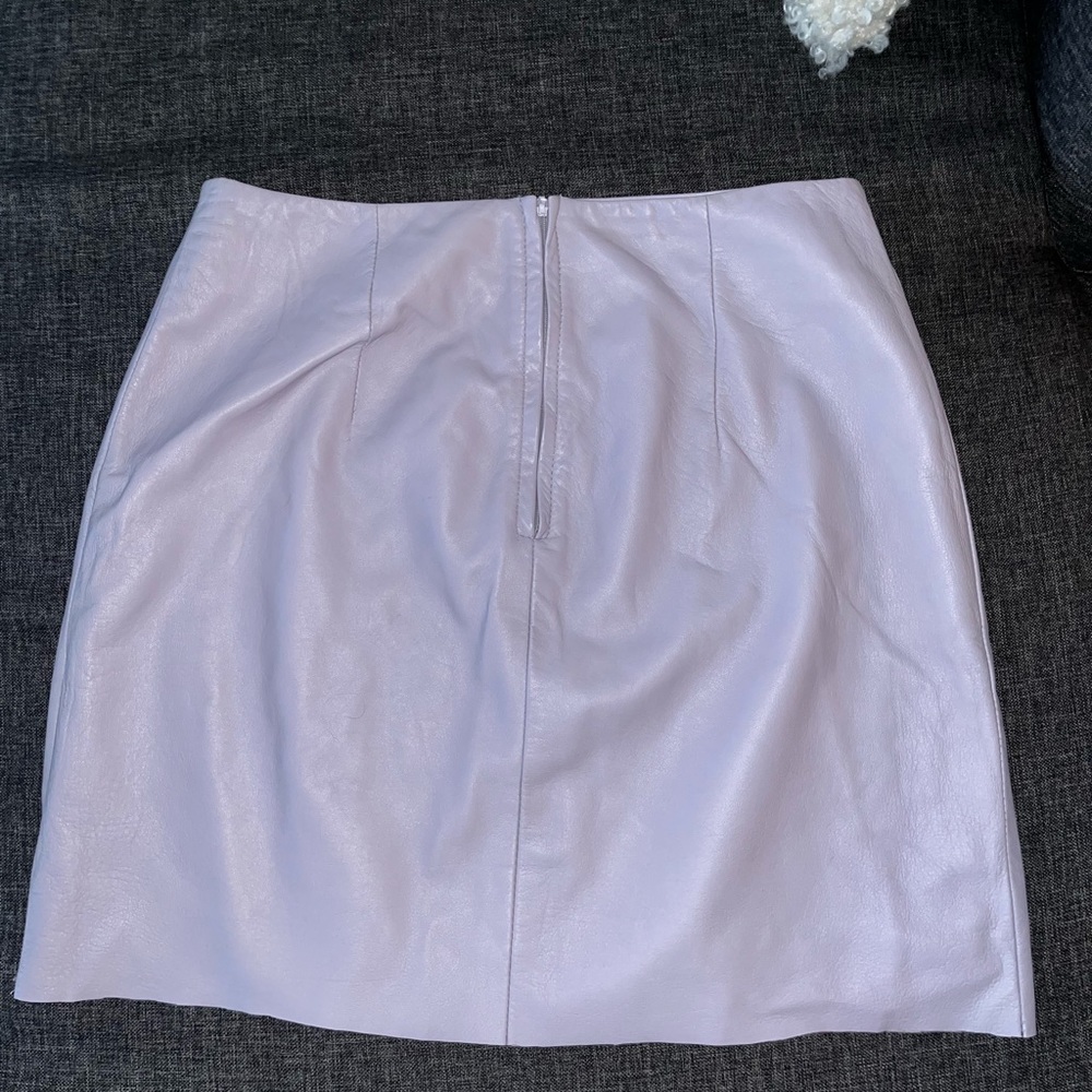 Mackage genuine leather skirt